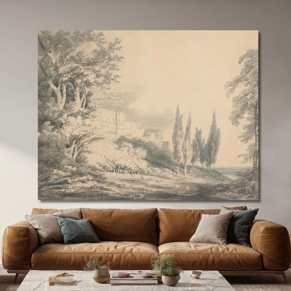 Villa D'Este Joseph Mallord William Turner jwt153 canvas print 