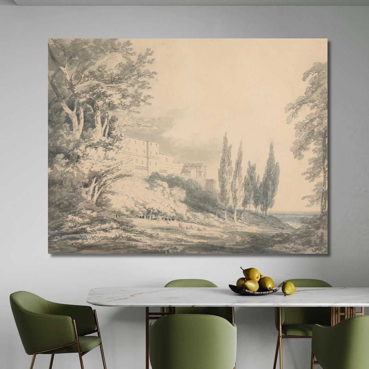Villa D'Este Joseph Mallord William Turner jwt153 canvas print 