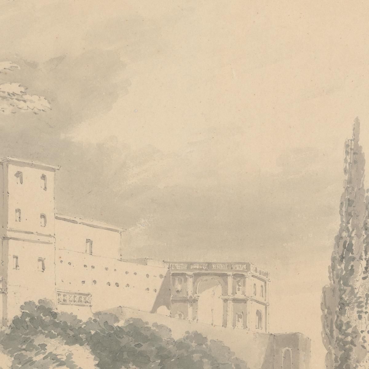 Villa D'Este Joseph Mallord William Turner jwt153 canvas print