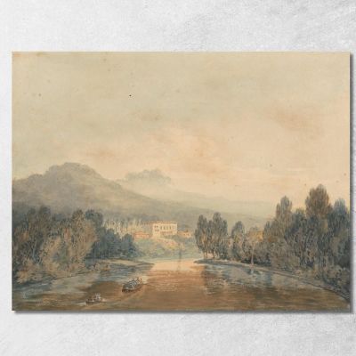 Villa Salviati On The Arno Joseph Mallord William Turner jwt154 canvas print 