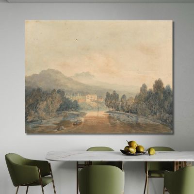 Villa Salviati On The Arno Joseph Mallord William Turner jwt154 canvas print 