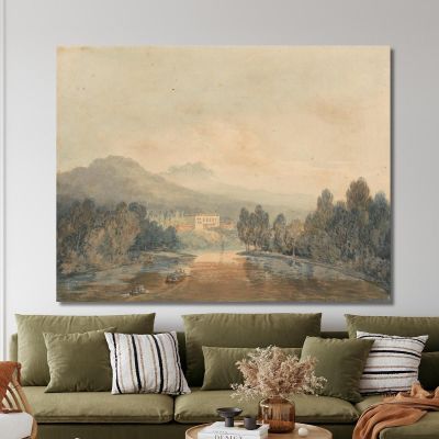 Villa Salviati On The Arno Joseph Mallord William Turner jwt154 canvas print 