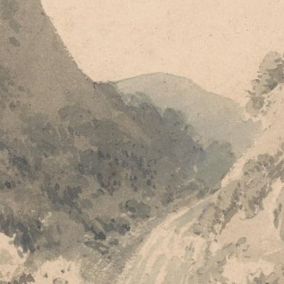 Waterfall Of Lodore Cumberland Joseph Mallord William Turner jwt155 canvas print