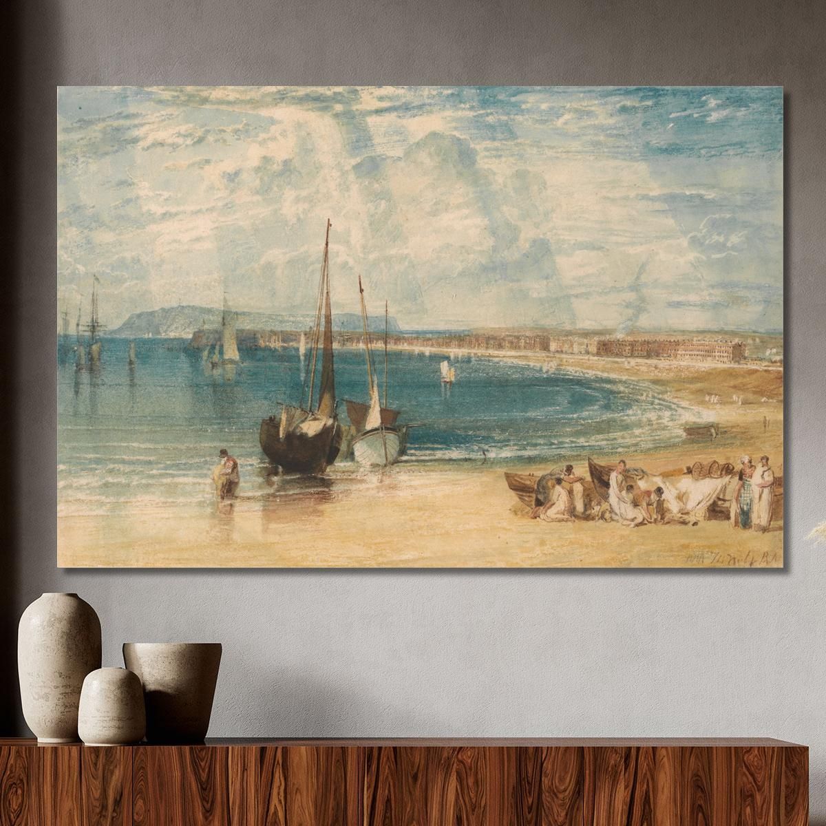 Weymouth Joseph Mallord William Turner jwt157 canvas print 