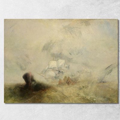 Whalers Joseph Mallord William Turner jwt158 canvas print 