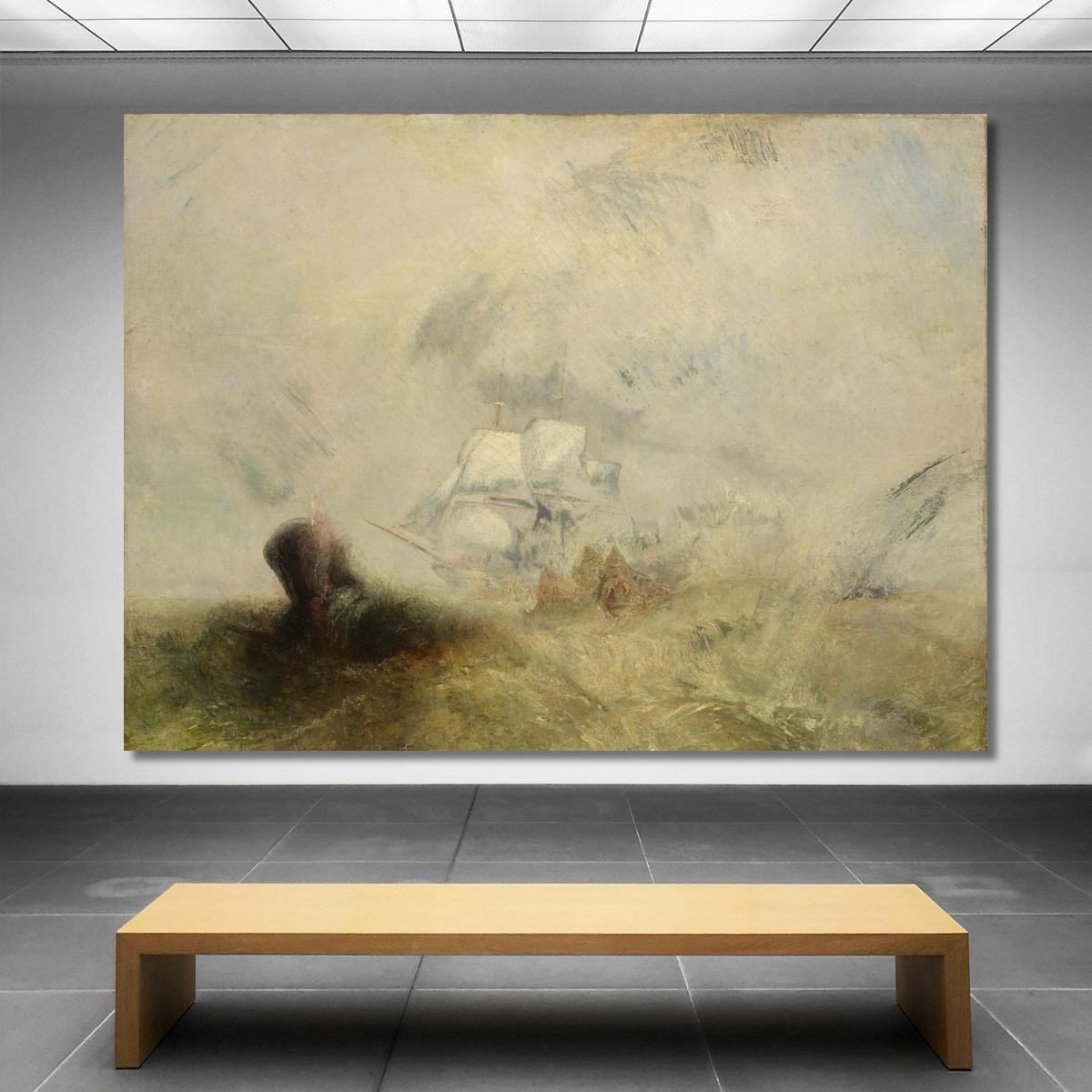 Whalers Joseph Mallord William Turner jwt158 canvas print 