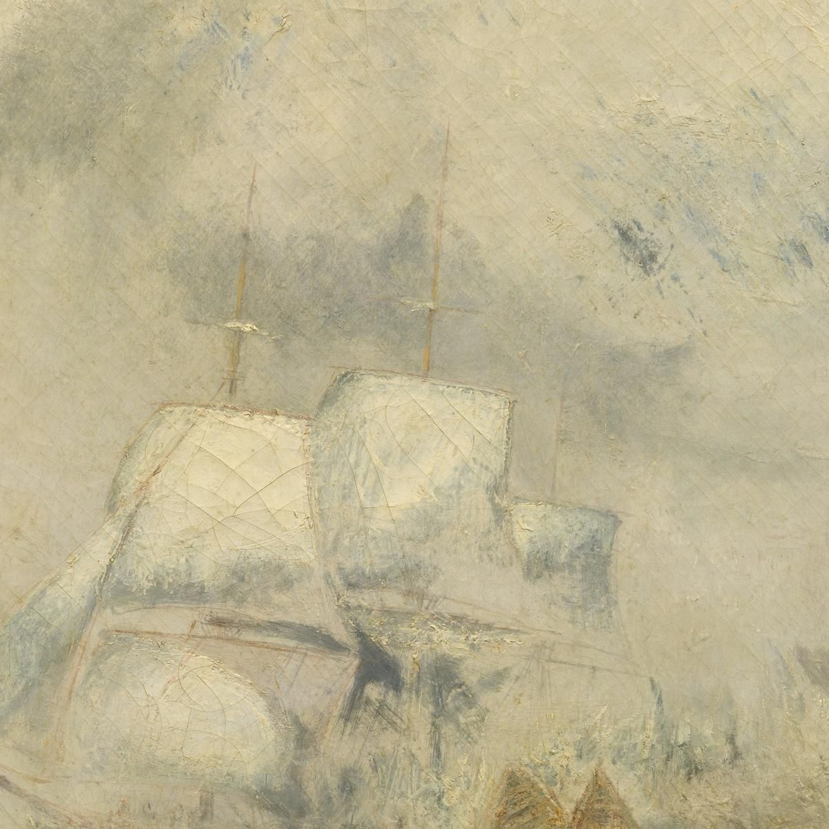 Whalers Joseph Mallord William Turner jwt158 canvas print