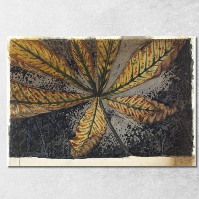 Chestnut Leaf Julie de Graag jdg33 canvas print 
