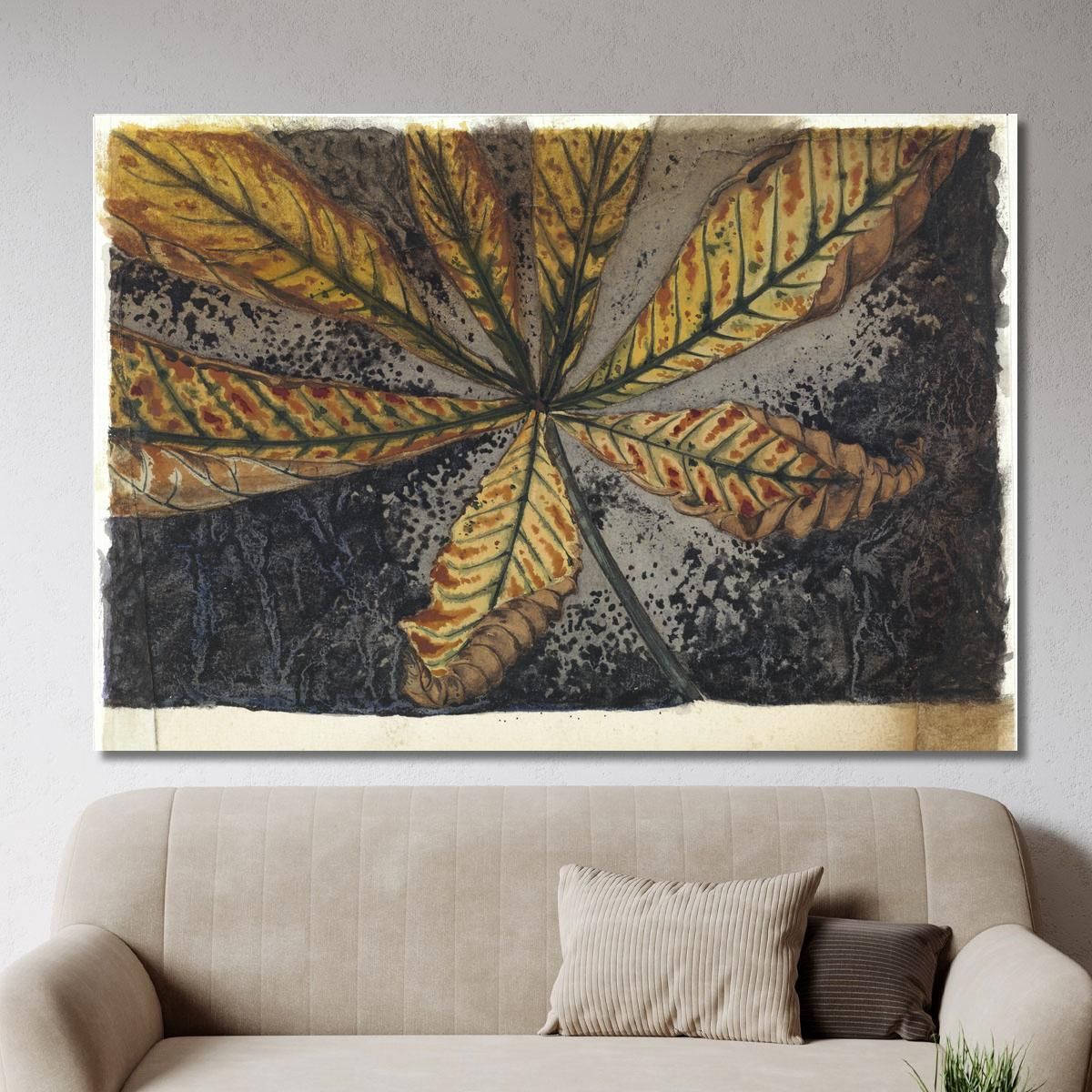 Chestnut Leaf Julie de Graag jdg33 canvas print 