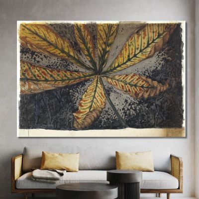 Chestnut Leaf Julie de Graag jdg33 canvas print 