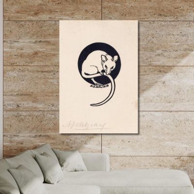 Mouse Julie de Graag jdg39 canvas print 
