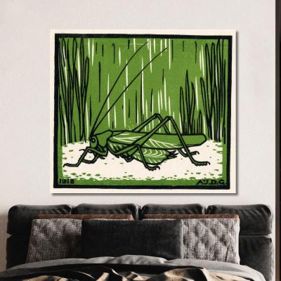 Grasshopper Julie de Graag jdg57 canvas print 