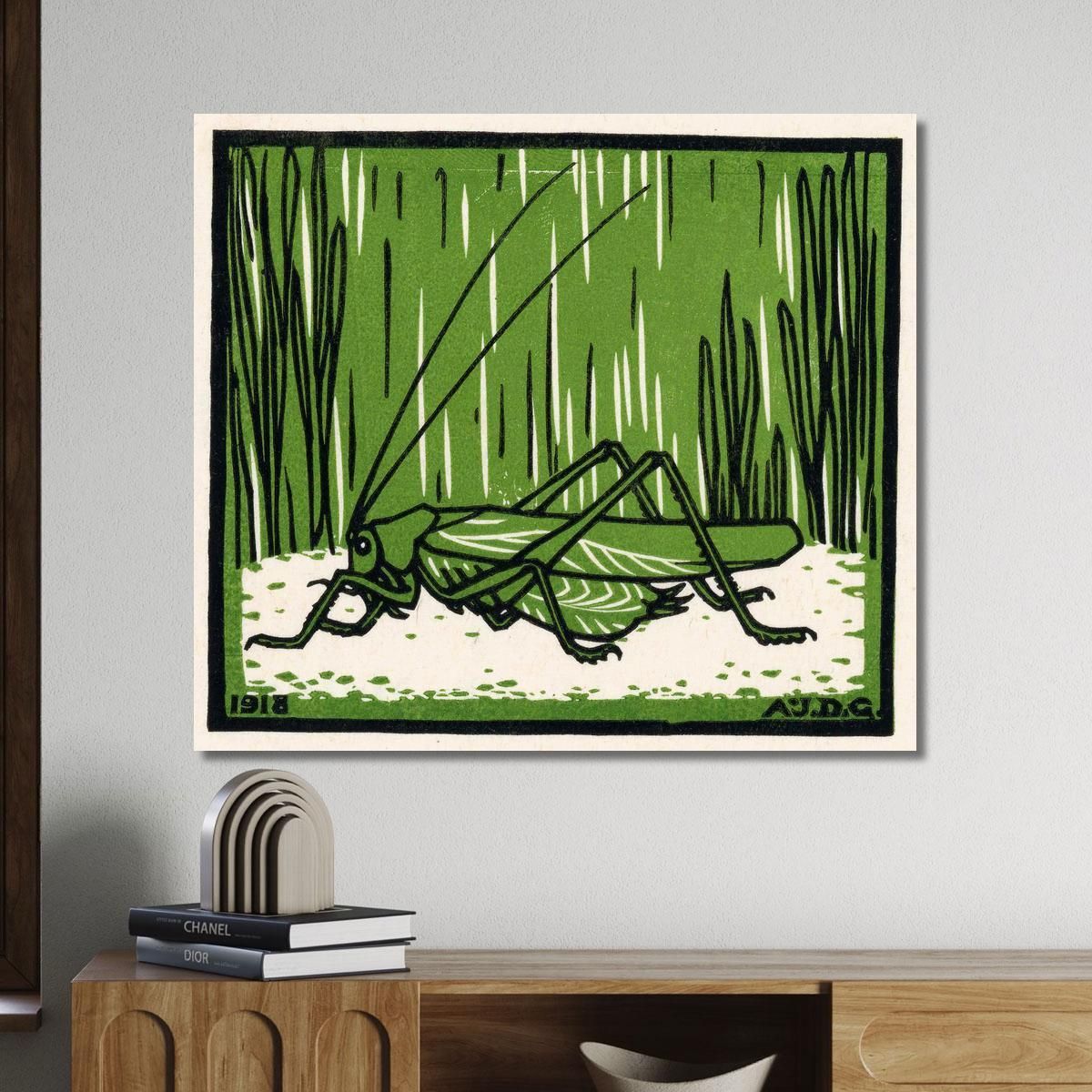 Grasshopper Julie de Graag jdg57 canvas print 