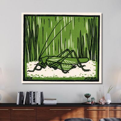Grasshopper Julie de Graag jdg57 canvas print 
