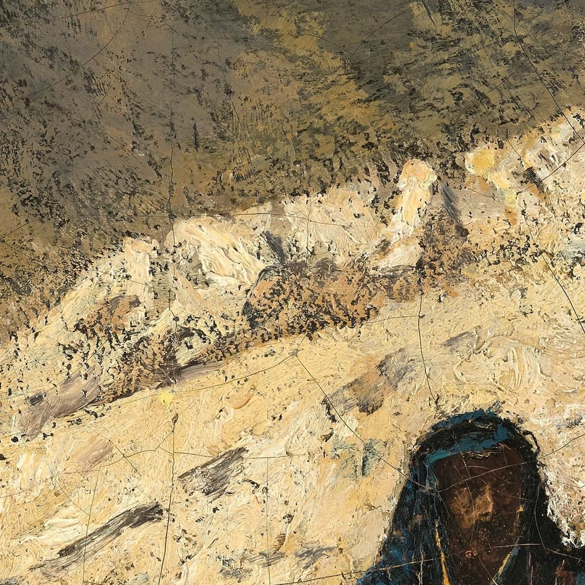 Arabian Sheikhs In The Mountains Léon Bonnat lbn5 canvas print