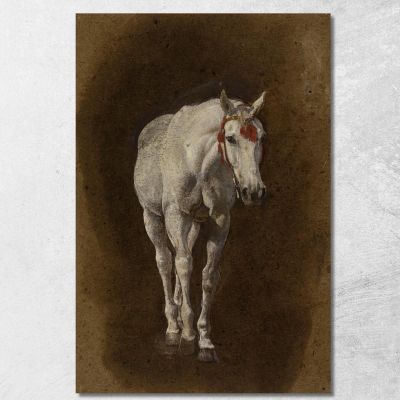 Cheval Léon Bonnat lbn7 canvas print 