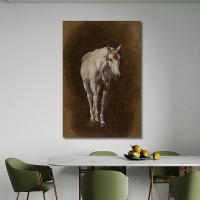 Cheval Léon Bonnat lbn7 canvas print 