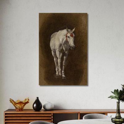 Cheval Léon Bonnat lbn7 canvas print 
