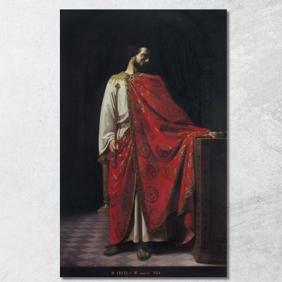 Fruela Ii Of Asturias King Of Asturias Léon Bonnat lbn11 canvas print 