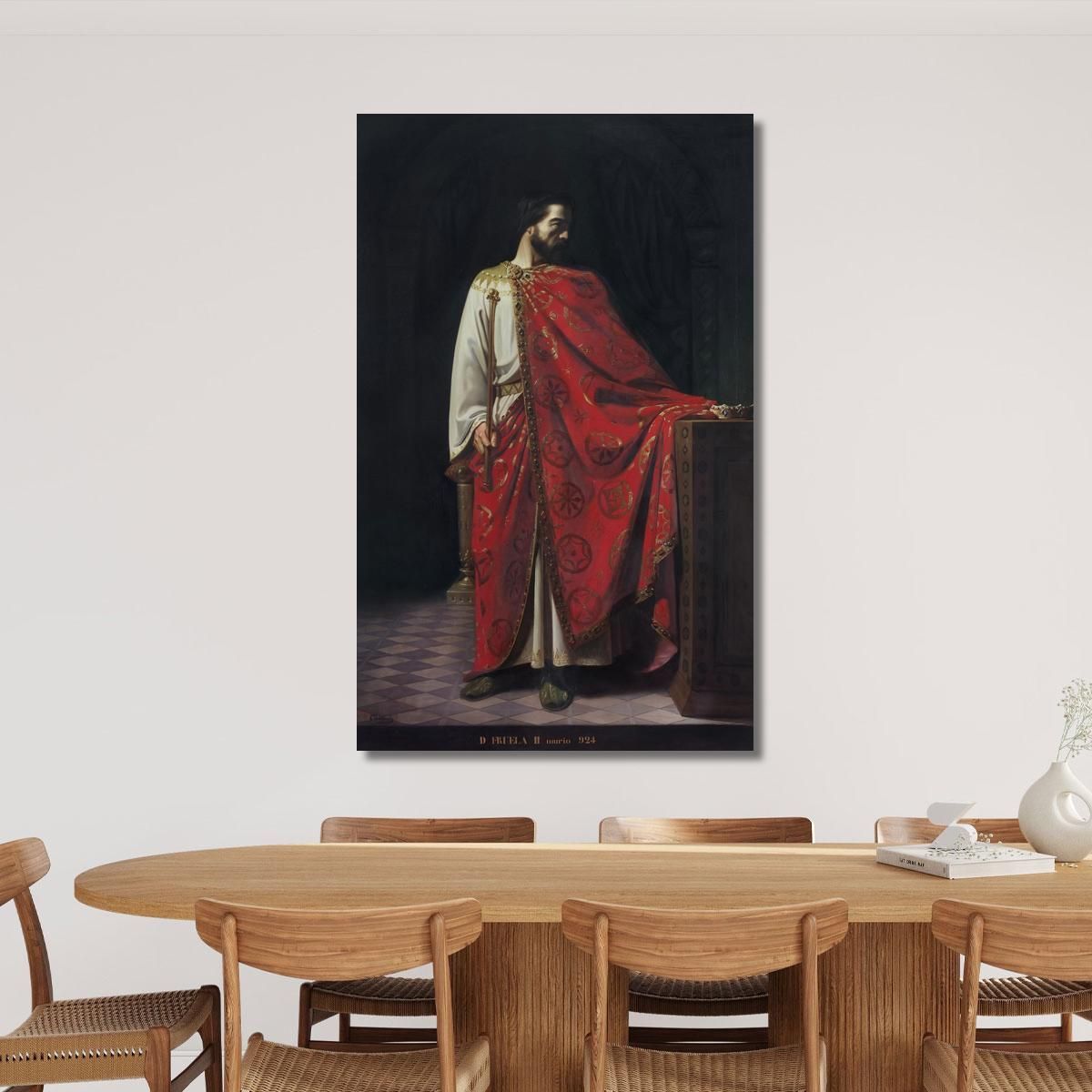 Fruela Ii Of Asturias King Of Asturias Léon Bonnat lbn11 canvas print 