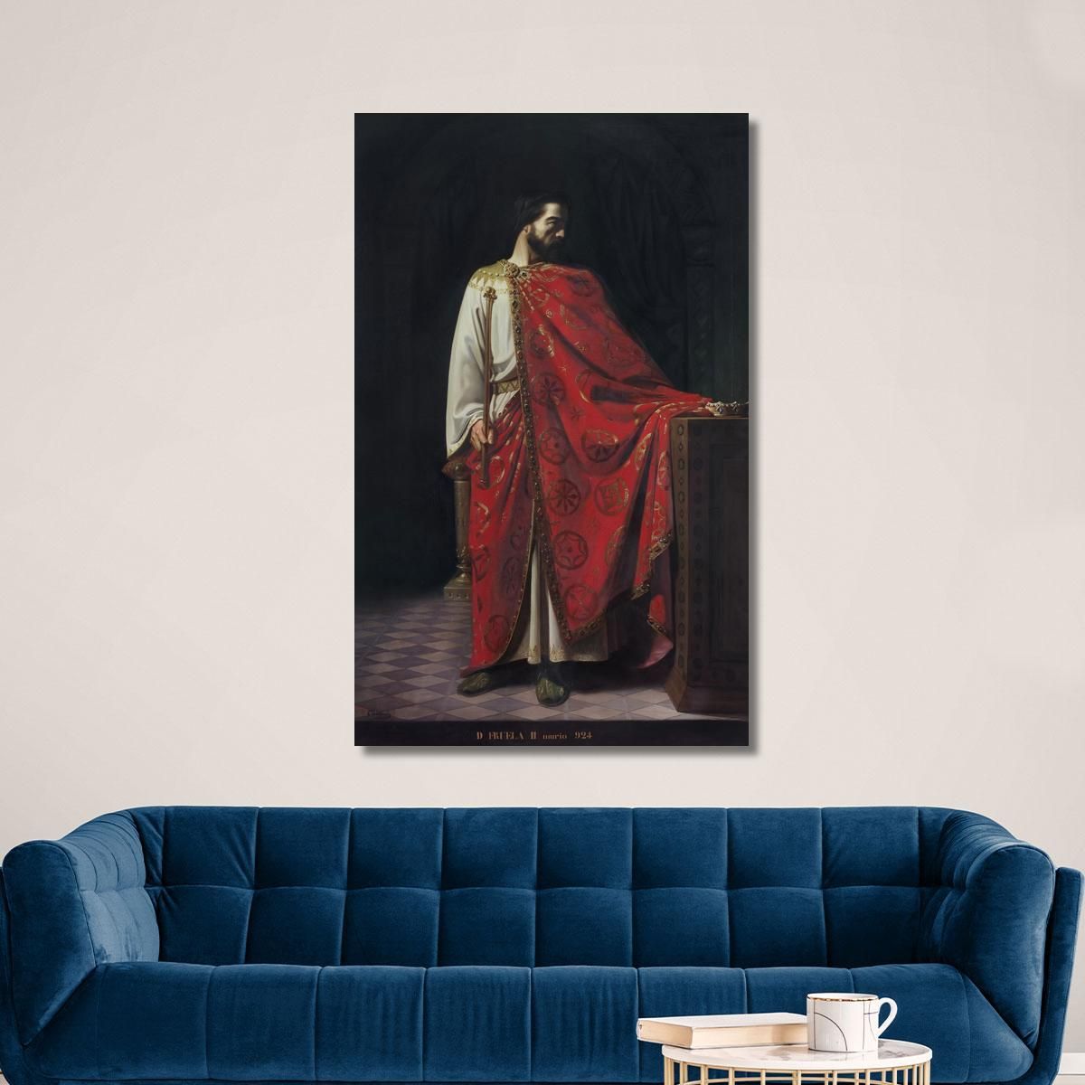 Fruela Ii Of Asturias King Of Asturias Léon Bonnat lbn11 canvas print 