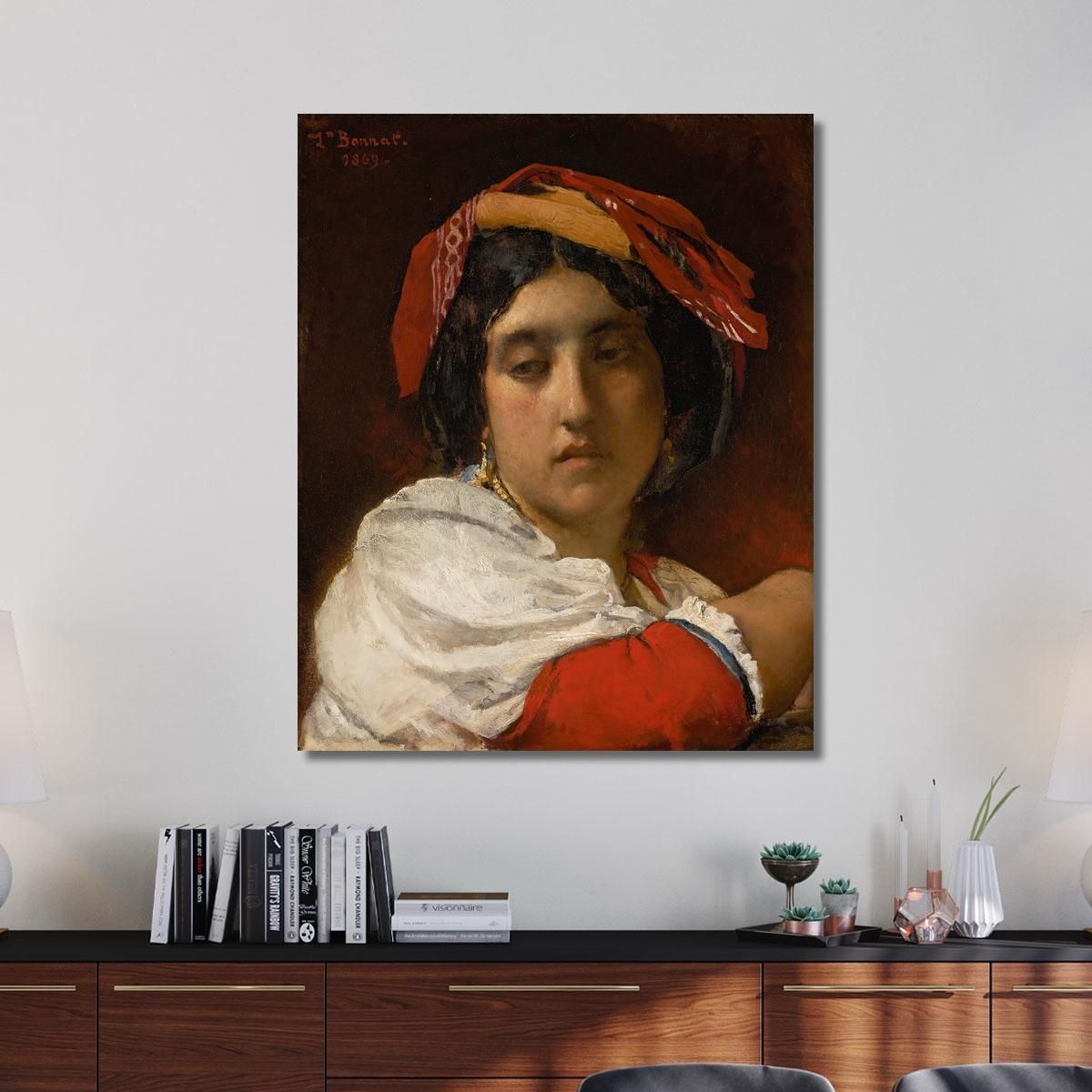 The Italian Léon Bonnat lbn17 canvas print 