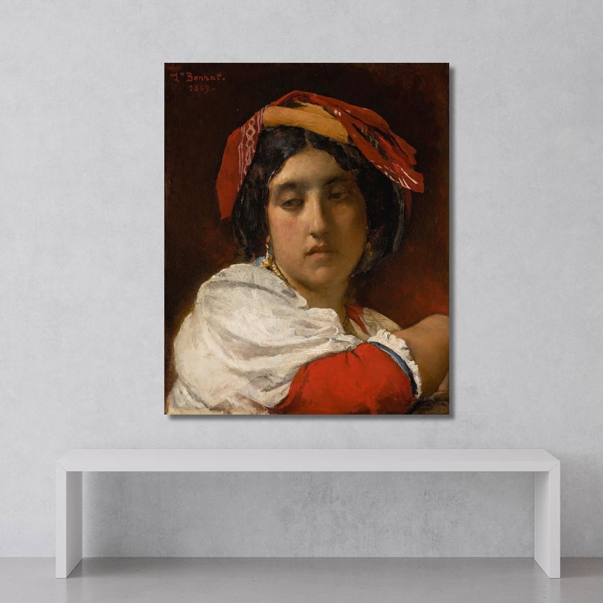 The Italian Léon Bonnat lbn17 canvas print 