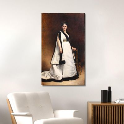 Madame Pasca Léon Bonnat lbn18 canvas print 