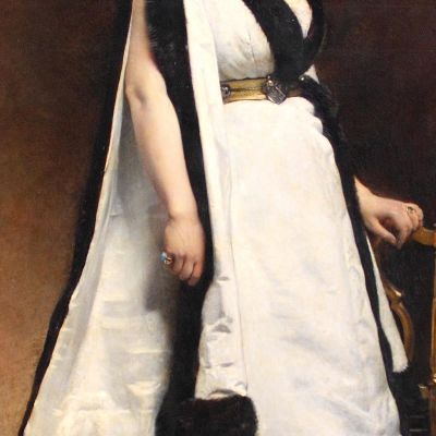 Madame Pasca Léon Bonnat lbn18 canvas print