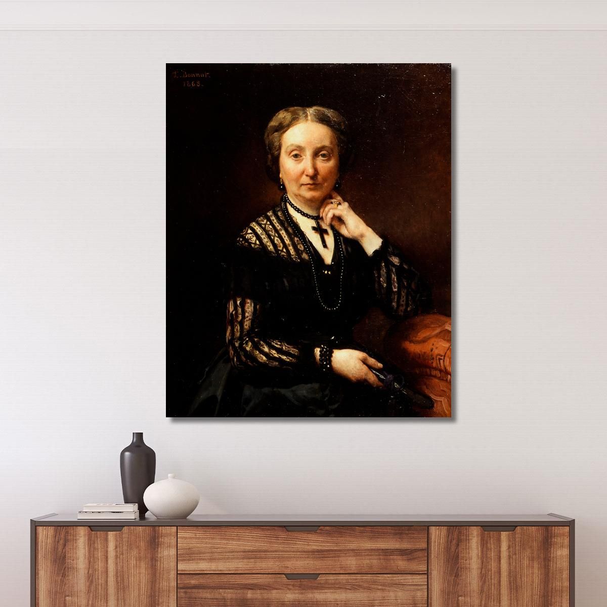 Portrait Of A Woman Léon Bonnat lbn20 canvas print 