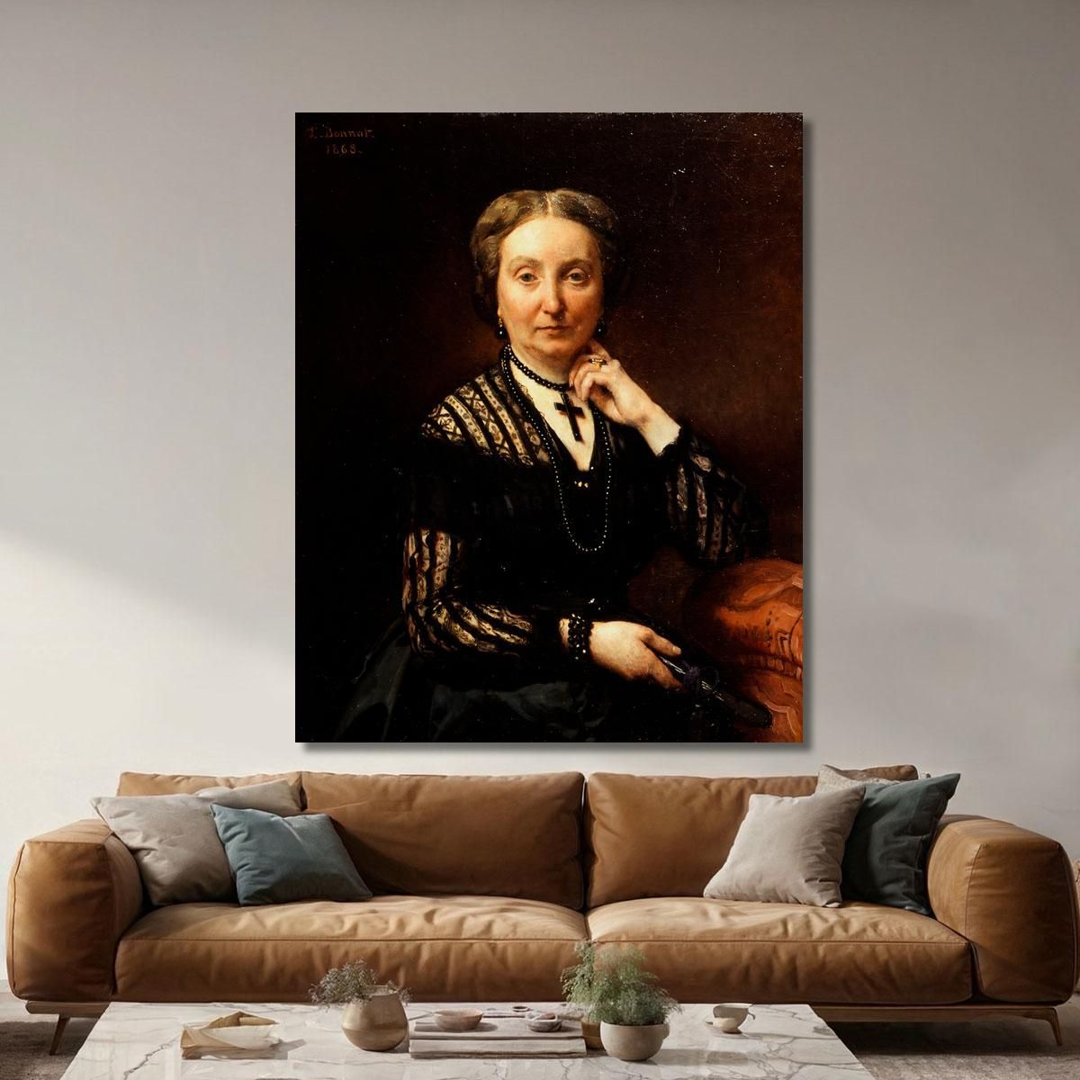 Portrait Of A Woman Léon Bonnat lbn20 canvas print 
