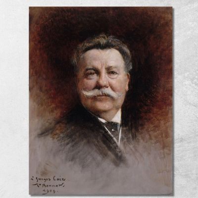 Portrait Of George Cain Léon Bonnat lbn21 canvas print 