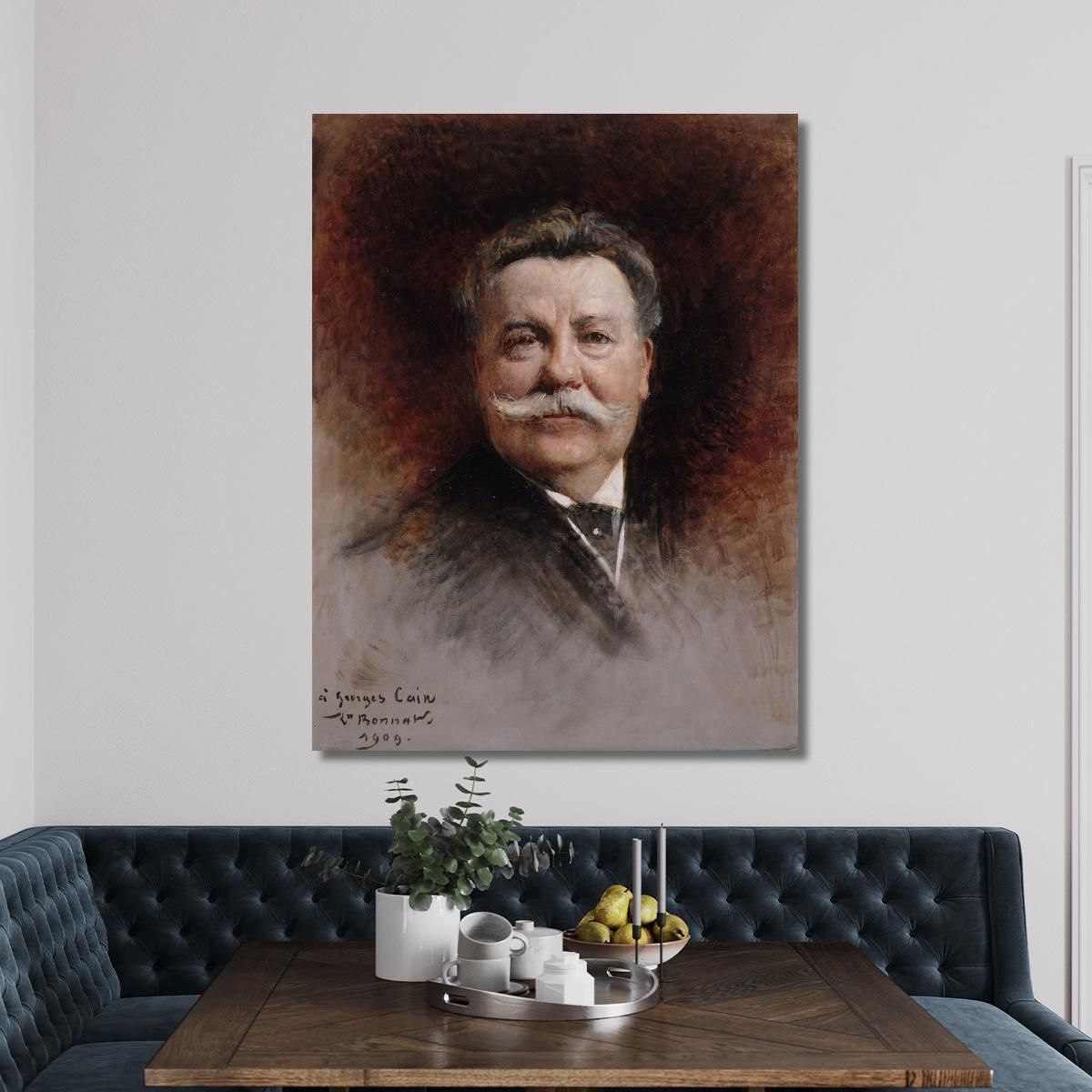 Portrait Of George Cain Léon Bonnat lbn21 canvas print 
