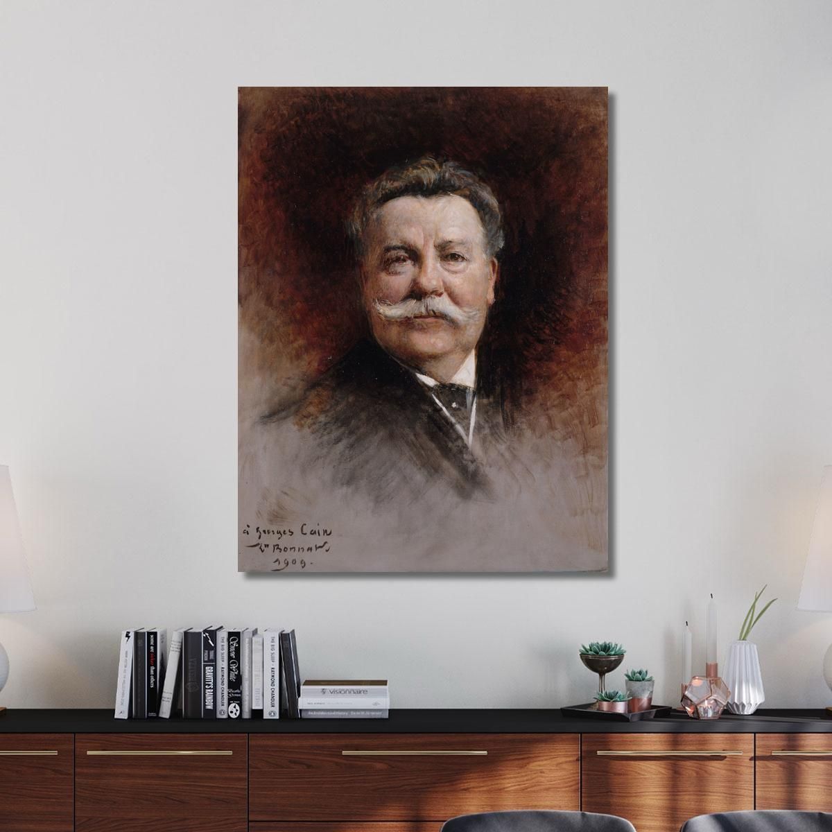 Portrait Of George Cain Léon Bonnat lbn21 canvas print 