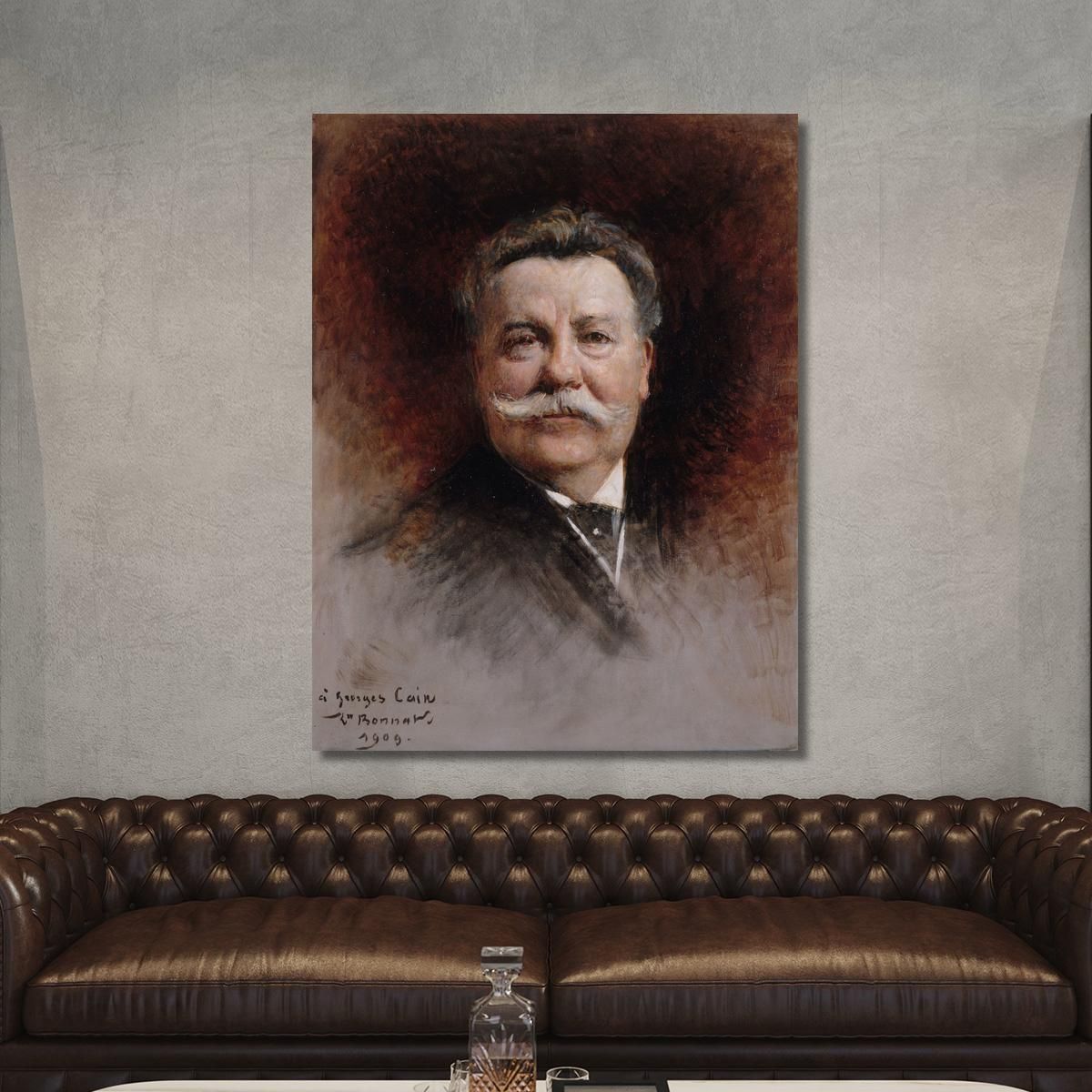 Portrait Of George Cain Léon Bonnat lbn21 canvas print 