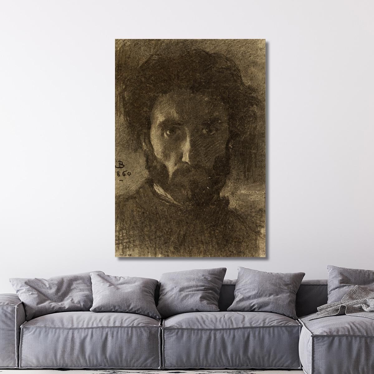 Portrait Of The Artist Léon Bonnat lbn22 canvas print 
