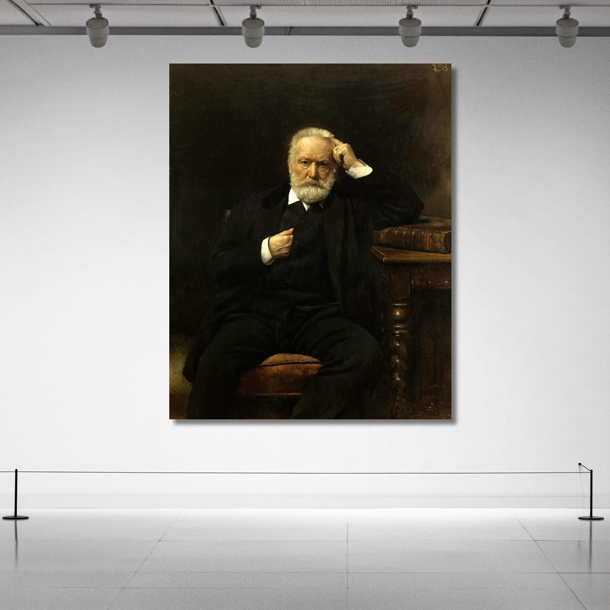 Portrait Of M. Victor Hugo Léon Bonnat lbn23 canvas print 