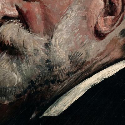Portrait Of Henri Harpignies Léon Bonnat lbn26 canvas print