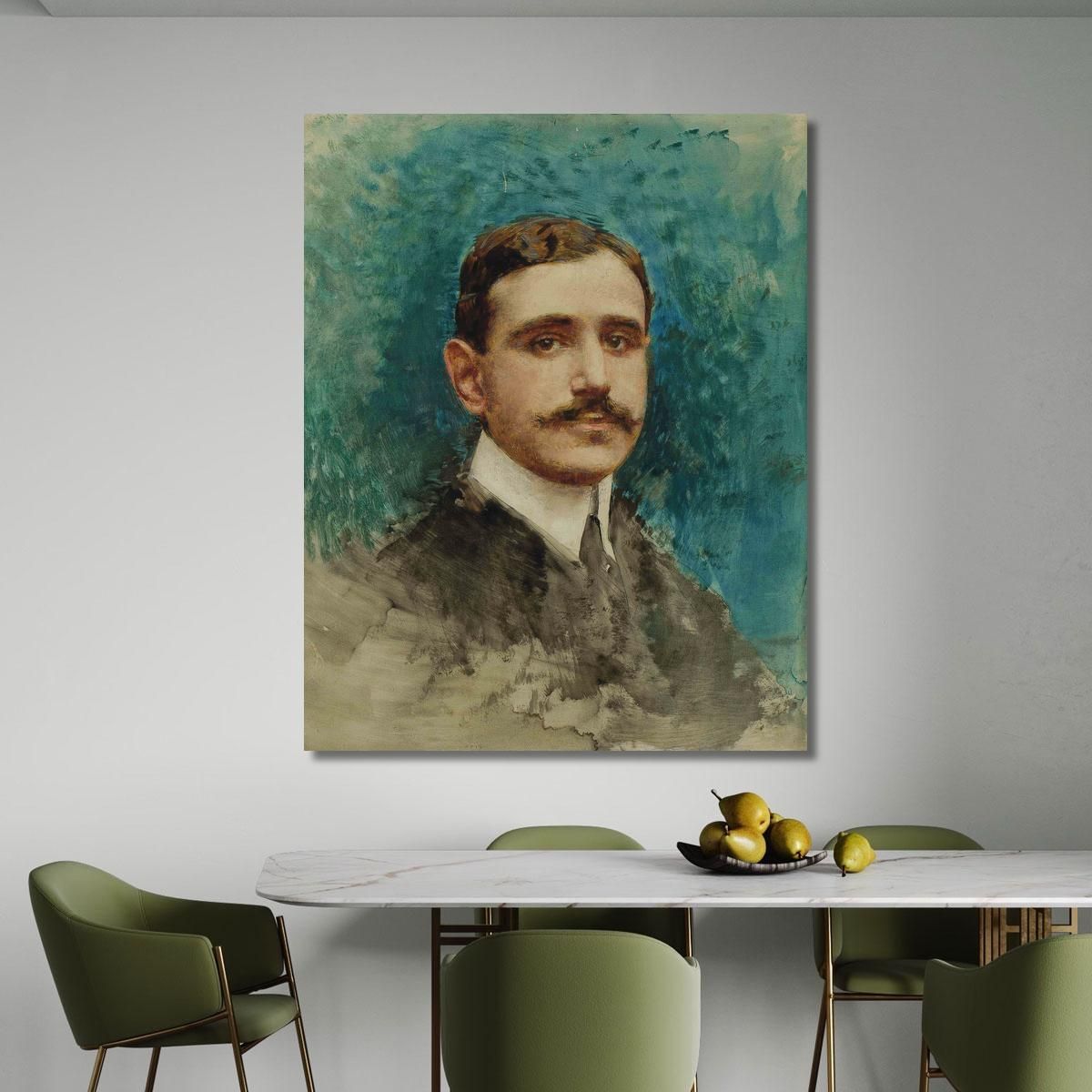 Portrait Of A Man Léon Bonnat lbn27 canvas print 