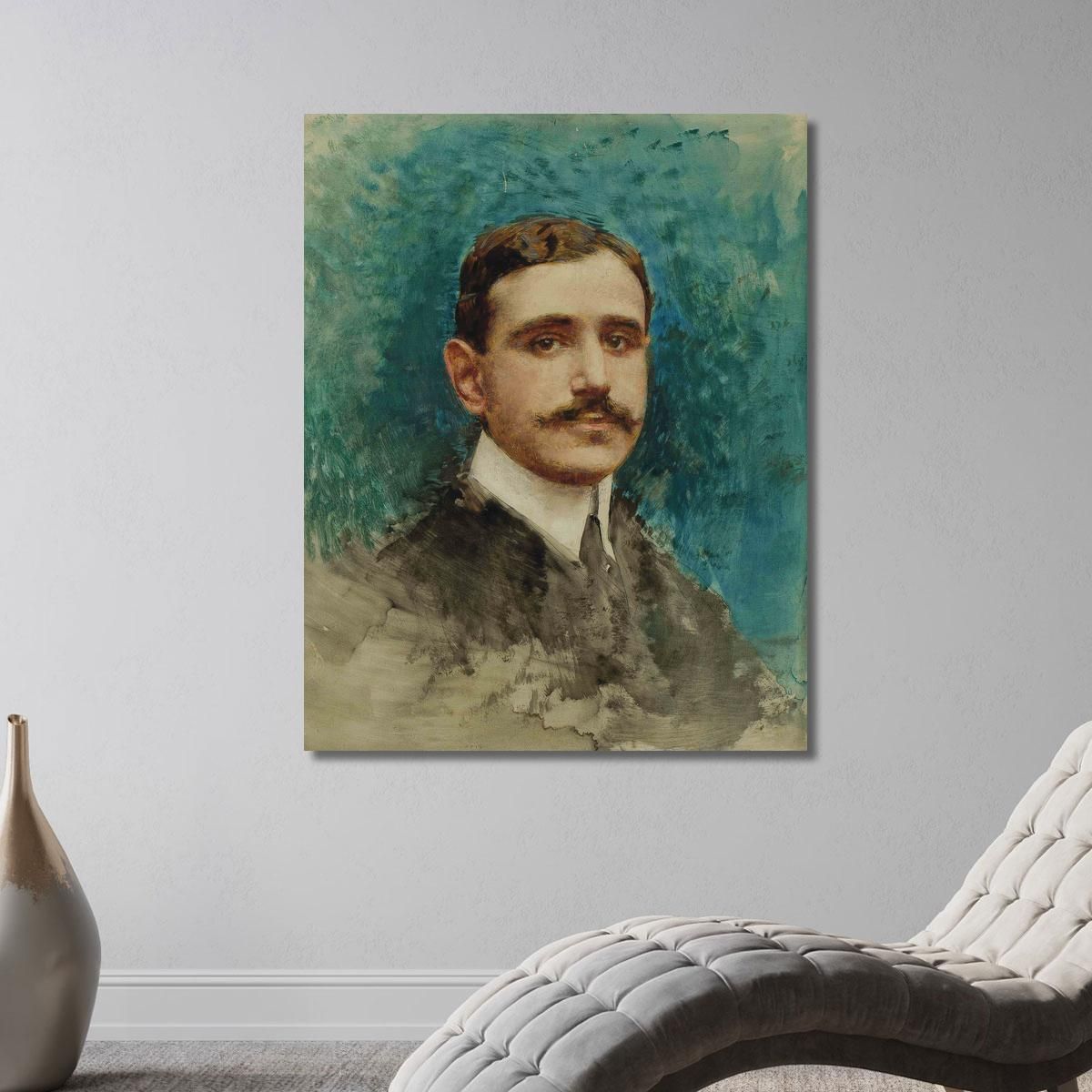 Portrait Of A Man Léon Bonnat lbn27 canvas print 