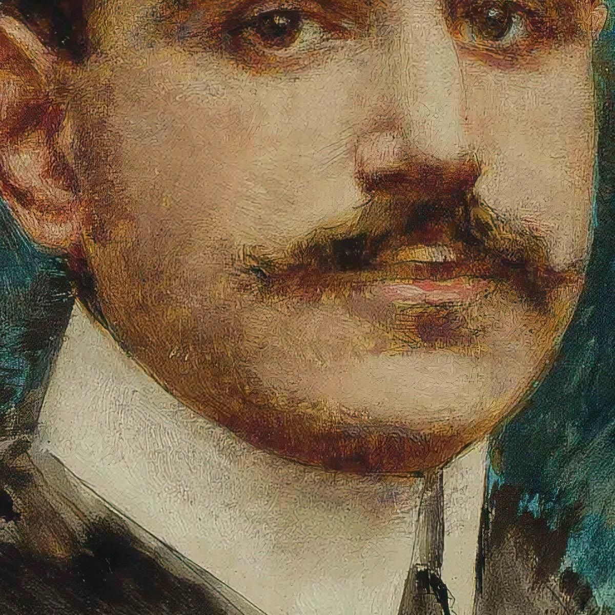 Portrait Of A Man Léon Bonnat lbn27 canvas print