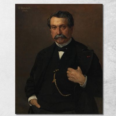 Portrait Of A Man Léon Bonnat lbn28 canvas print 