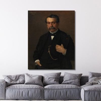 Portrait Of A Man Léon Bonnat lbn28 canvas print 