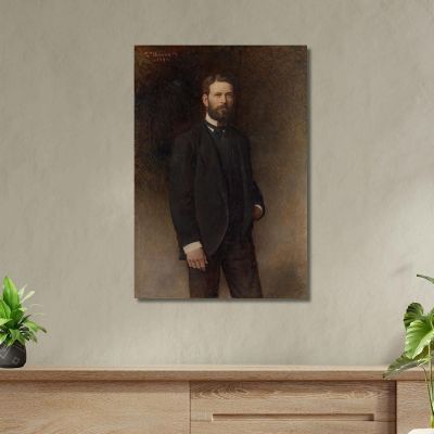 Portrait Of Henry Field Léon Bonnat lbn30 canvas print 