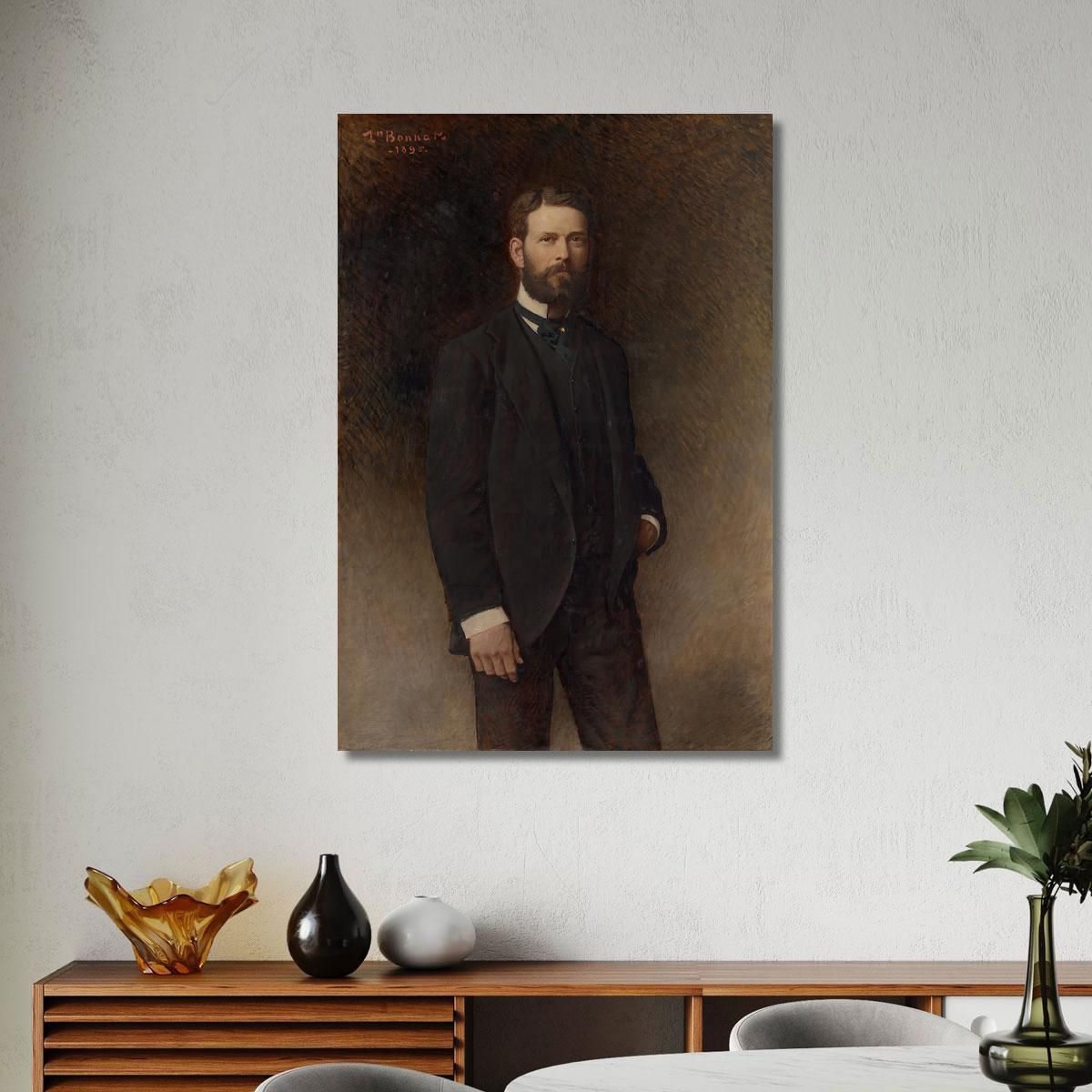 Portrait Of Henry Field Léon Bonnat lbn30 canvas print 