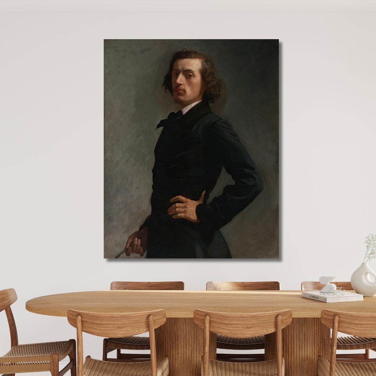 Portrait Of Monsieur Allard Léon Bonnat lbn31 canvas print 