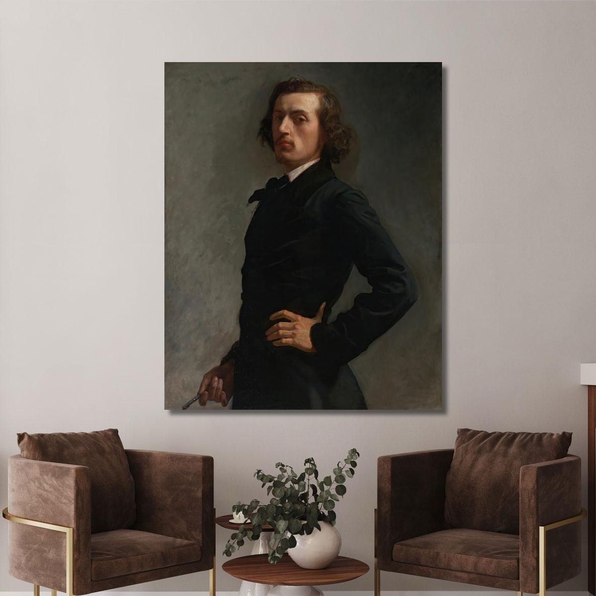 Portrait Of Monsieur Allard Léon Bonnat lbn31 canvas print 