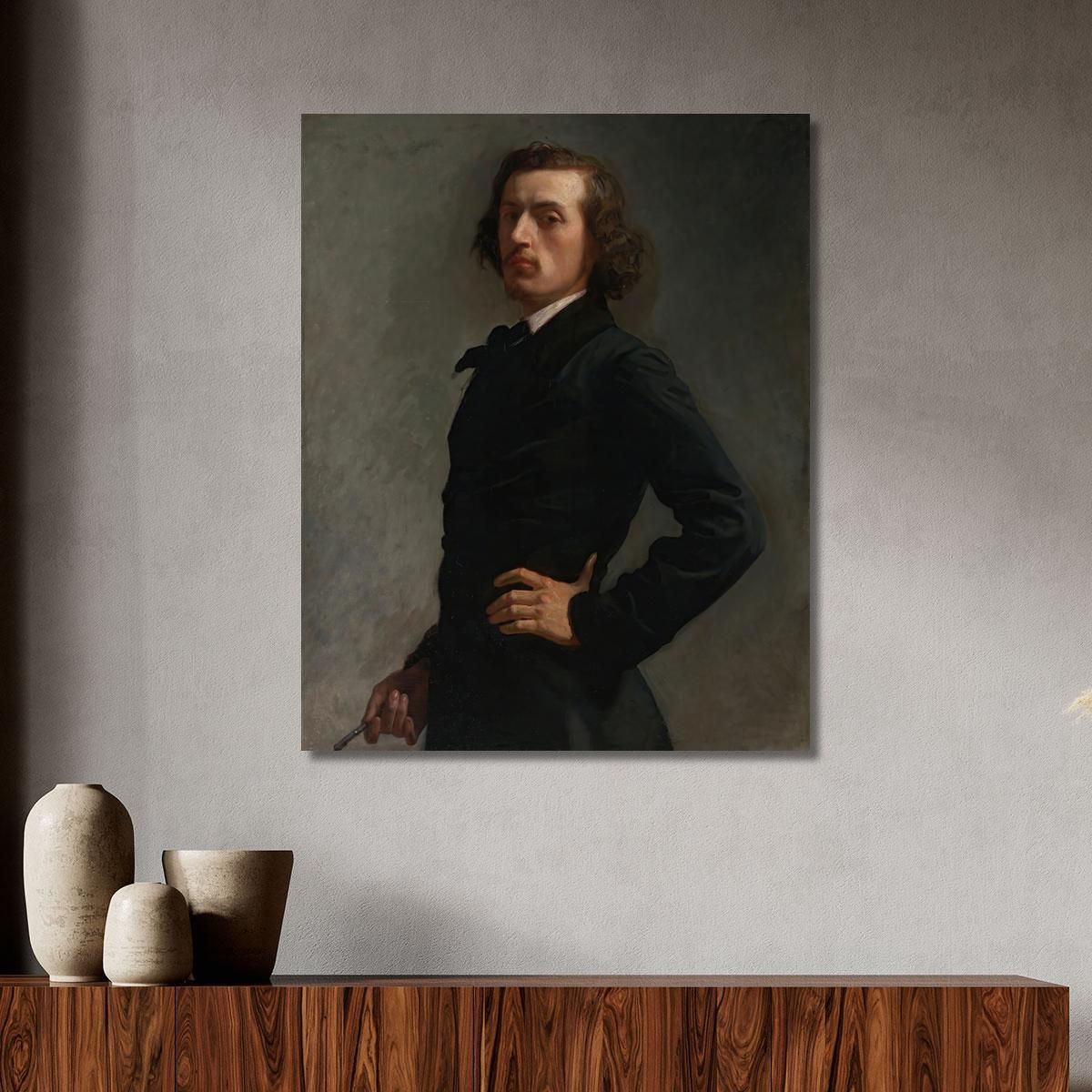 Portrait Of Monsieur Allard Léon Bonnat lbn31 canvas print 