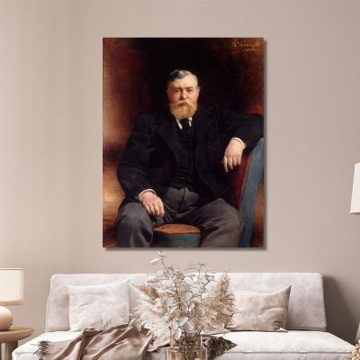 Portrait Of Prince Vyacheslav Tenishev Léon Bonnat lbn32 canvas print 