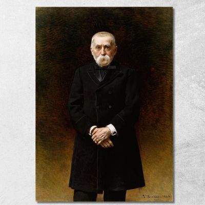 Portrait Of William T. Walters Léon Bonnat lbn34 canvas print 